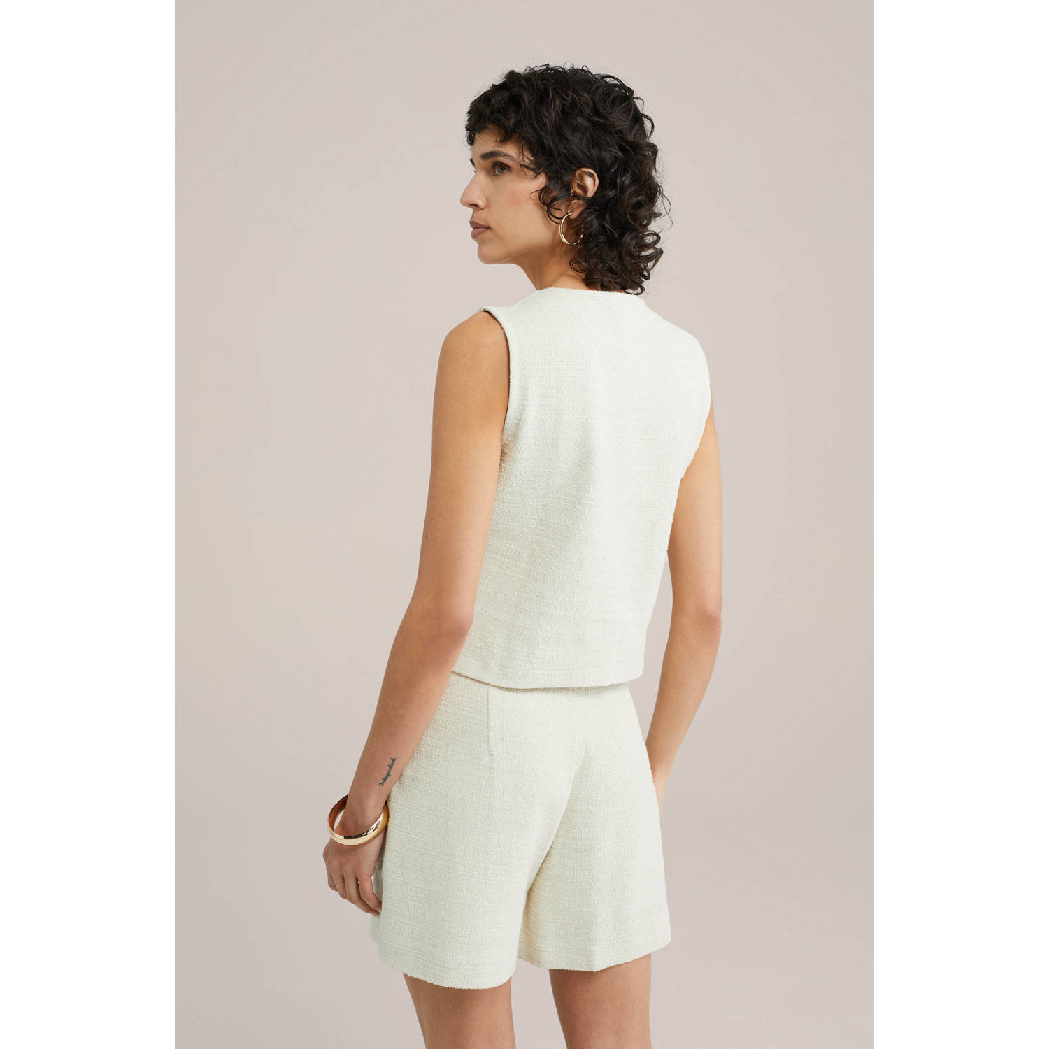 WE Fashion gilet beige