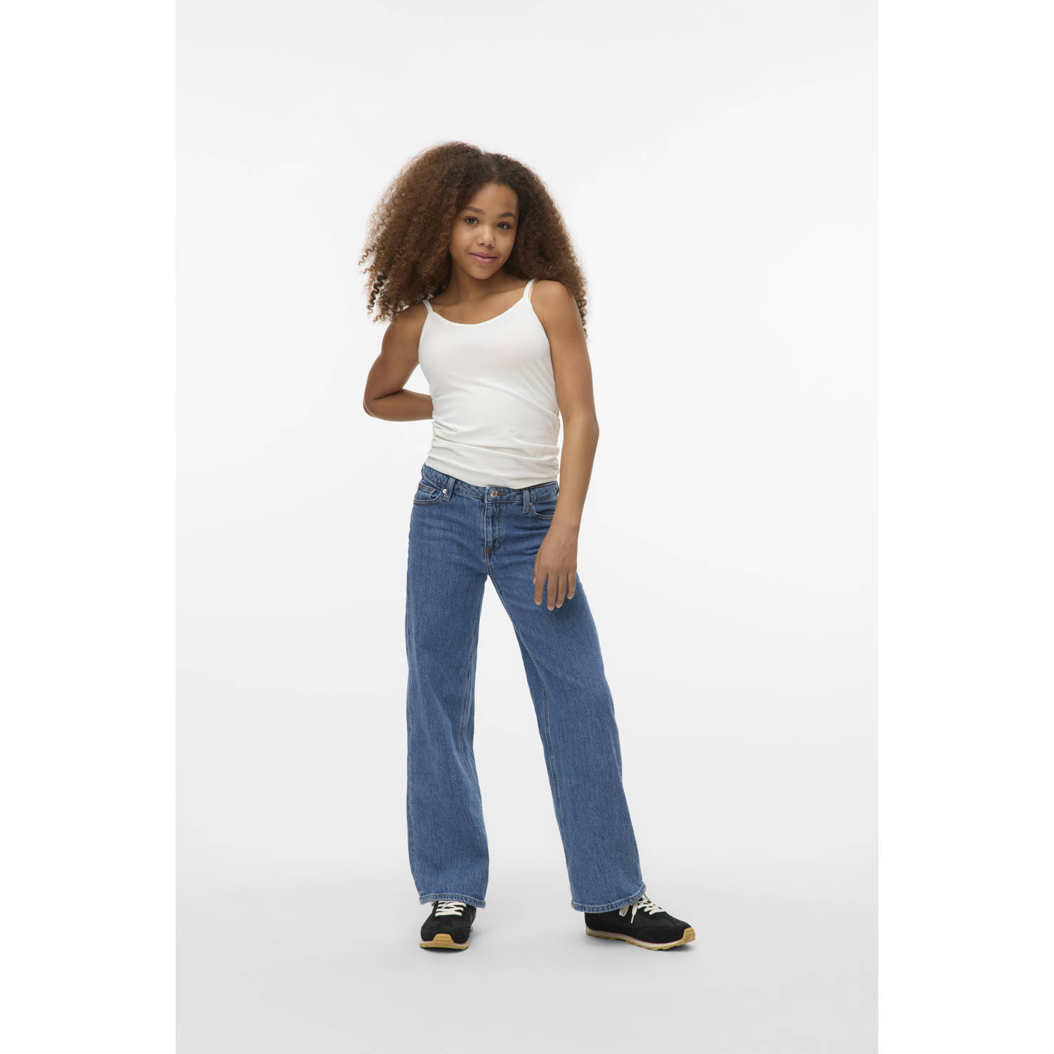 VERO MODA GIRL spaghettitop wit
