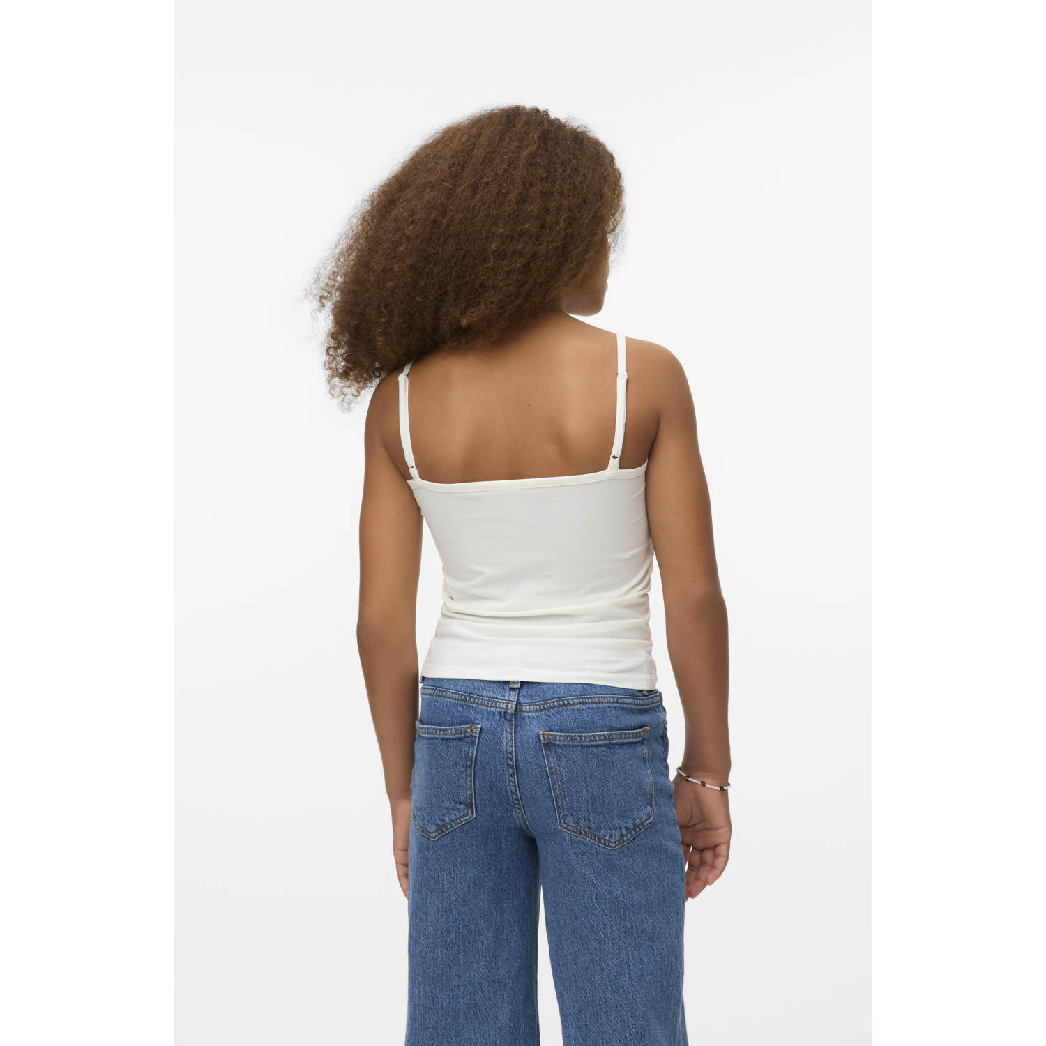VERO MODA GIRL spaghettitop wit