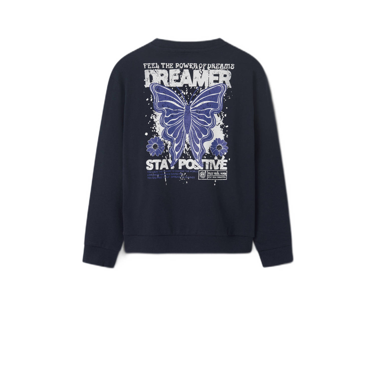 NAME IT KIDS sweater donkerblauw