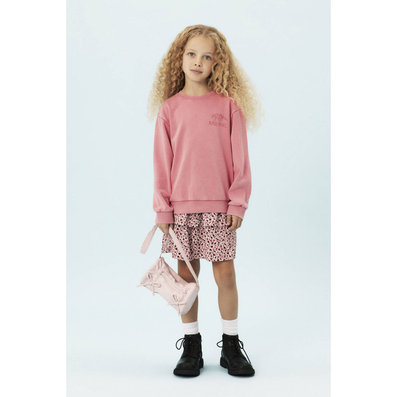 NAME IT KIDS sweater roze