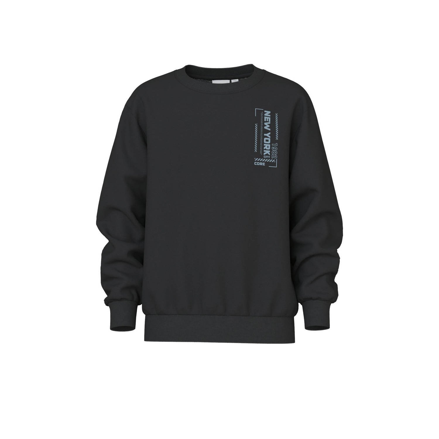 NAME IT KIDS sweater zwart