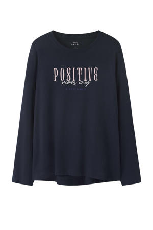 longsleeve donkerblauw