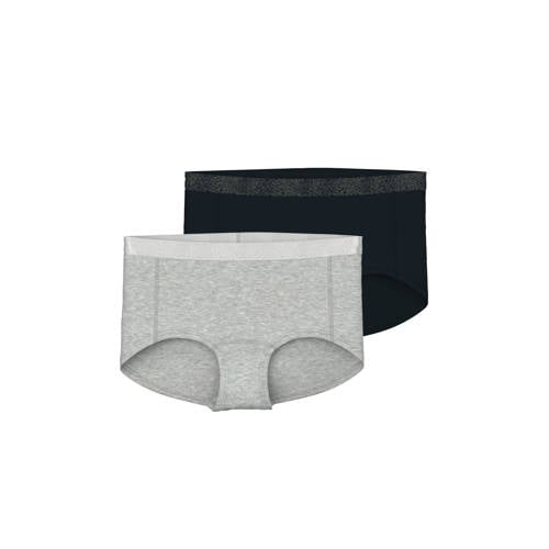 NAME IT KIDS hipster - set van 2 zwart/grijs melange afbeelding