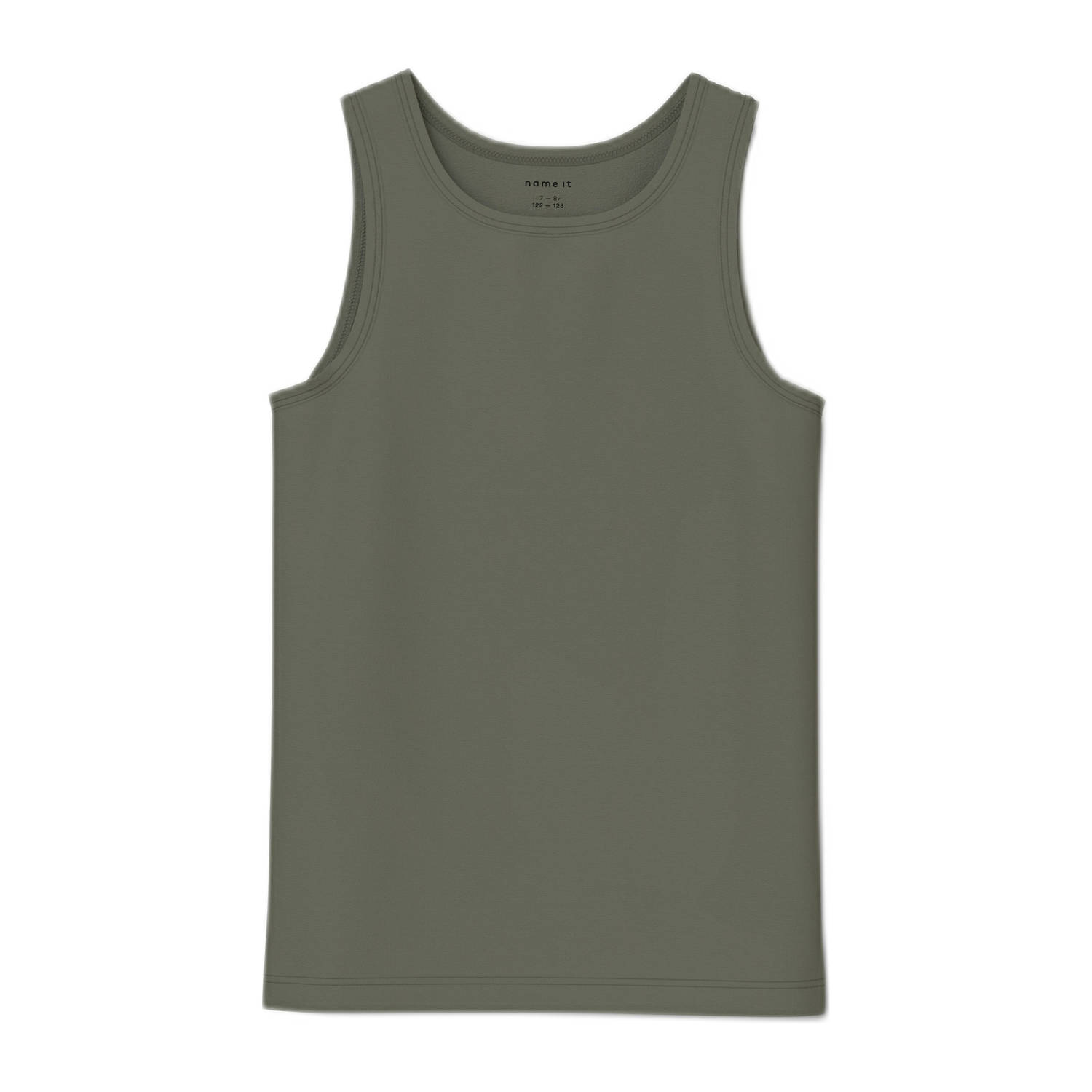 NAME IT KIDS hemd set van 2 groen grijs