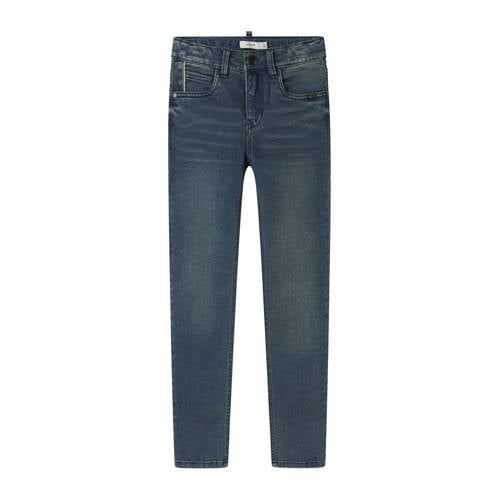 NAME IT KIDS slim fit jeans vintage dark blue denim afbeelding