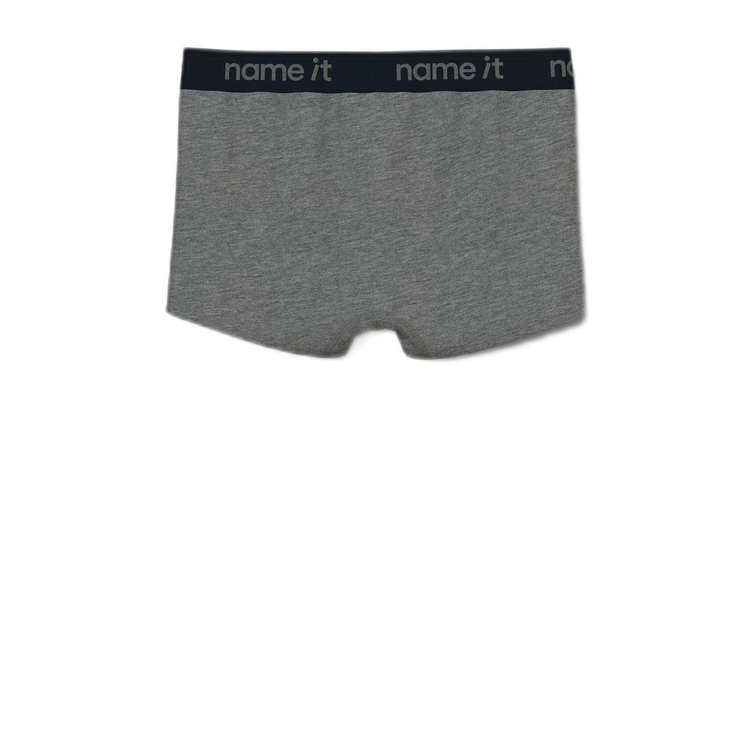 NAME IT KIDS boxershort set van 3 groen grijs