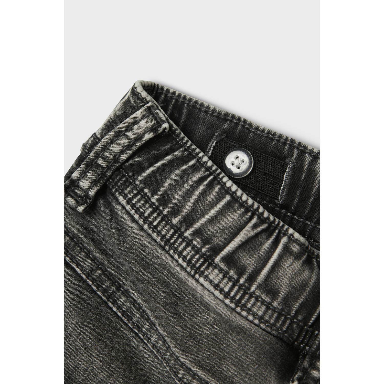 NAME IT KIDS slim fit jeans medium grey denim