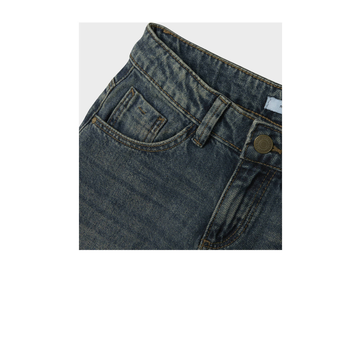 NAME IT KIDS wide leg jeans vintage dark blue denim