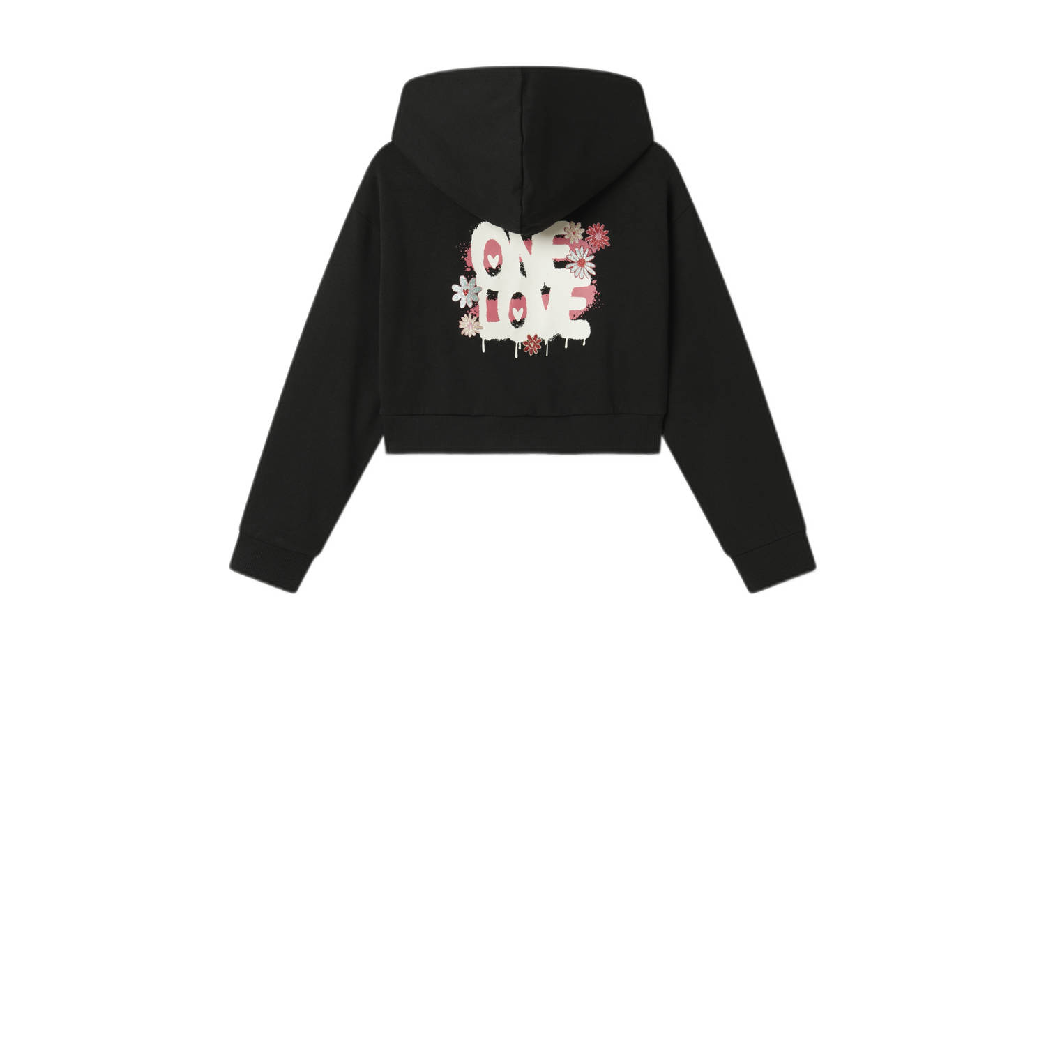 NAME IT KIDS hoodie zwart