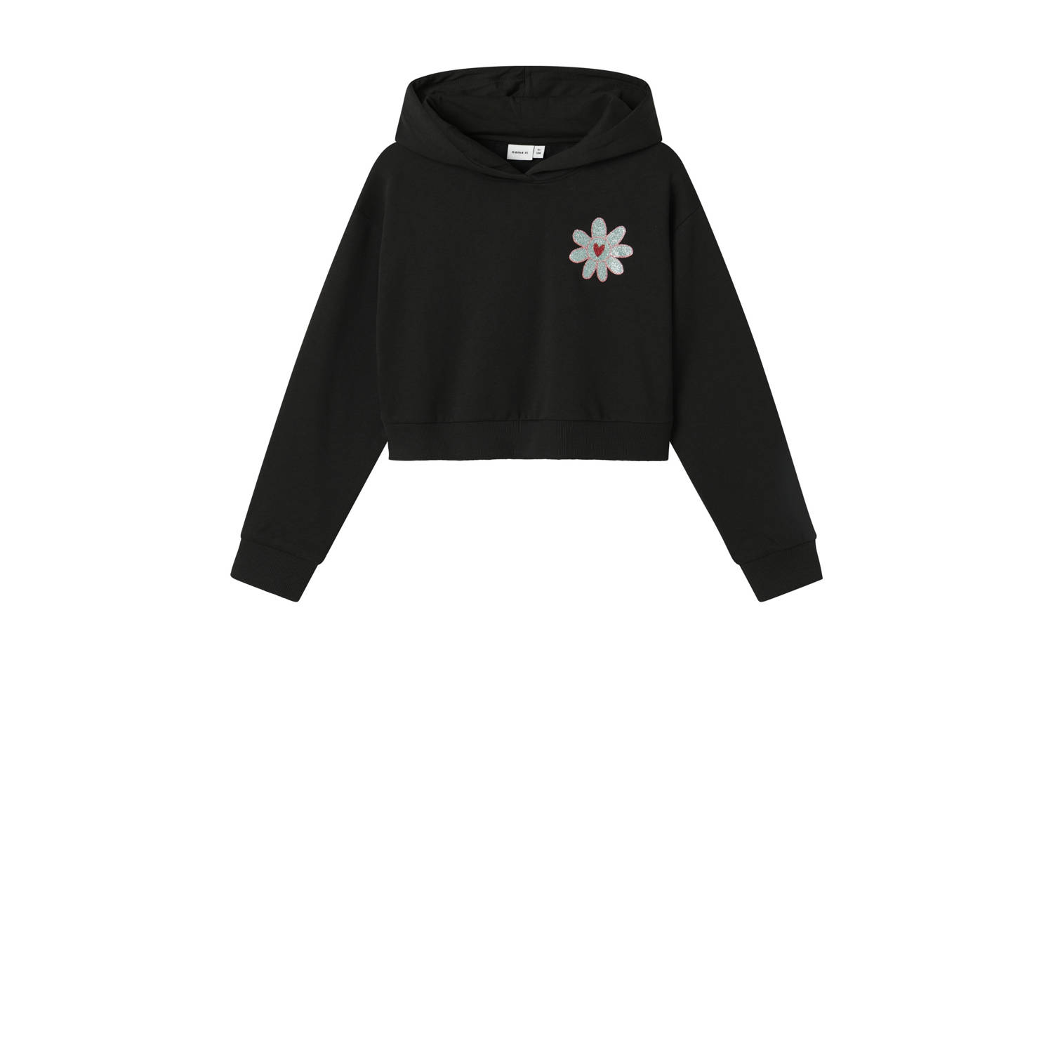 NAME IT KIDS hoodie zwart
