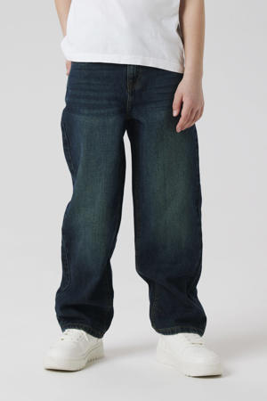 straight fit jeans vintage dark blue denim