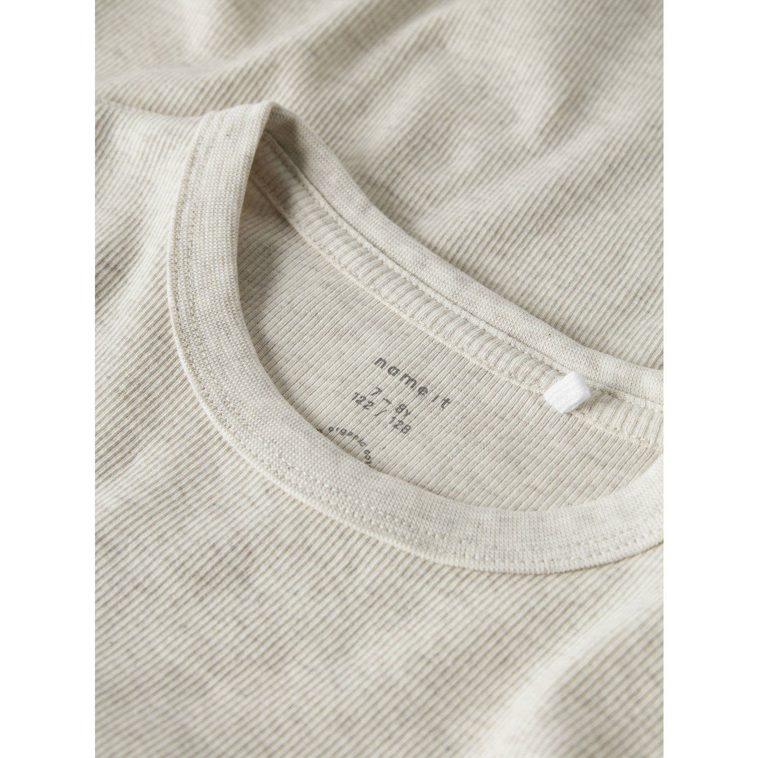 NAME IT KIDS longsleeve gebreid beige melange