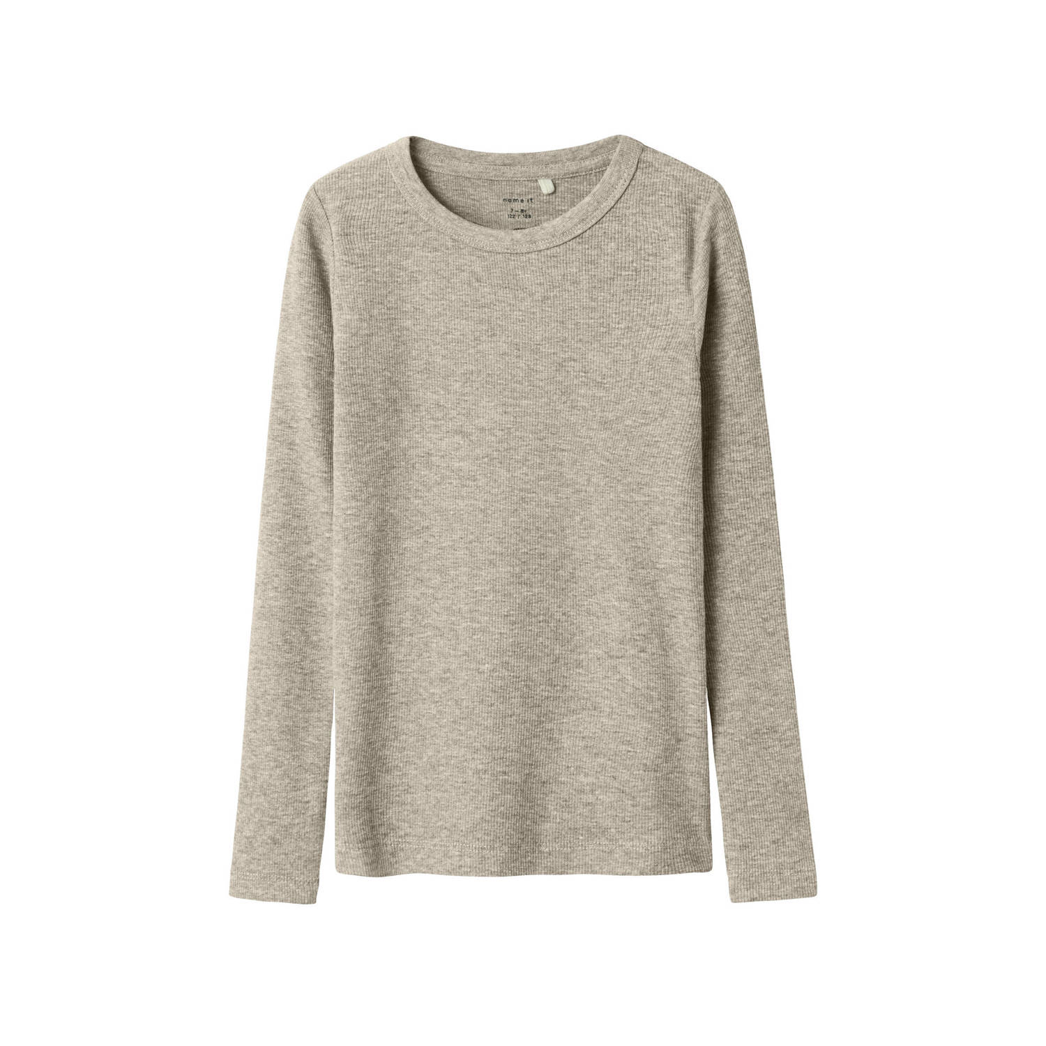 NAME IT KIDS longsleeve gebreid beige melange