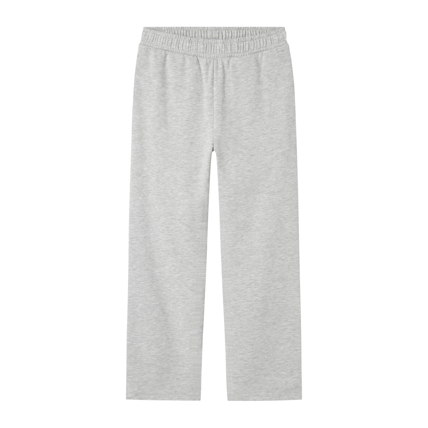 NAME IT KIDS straight casual broek lichtgrijs