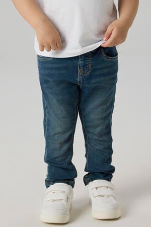 slim fit jeans vintage dark blue denim