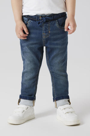 slim fit jeans vintage dark blue denim