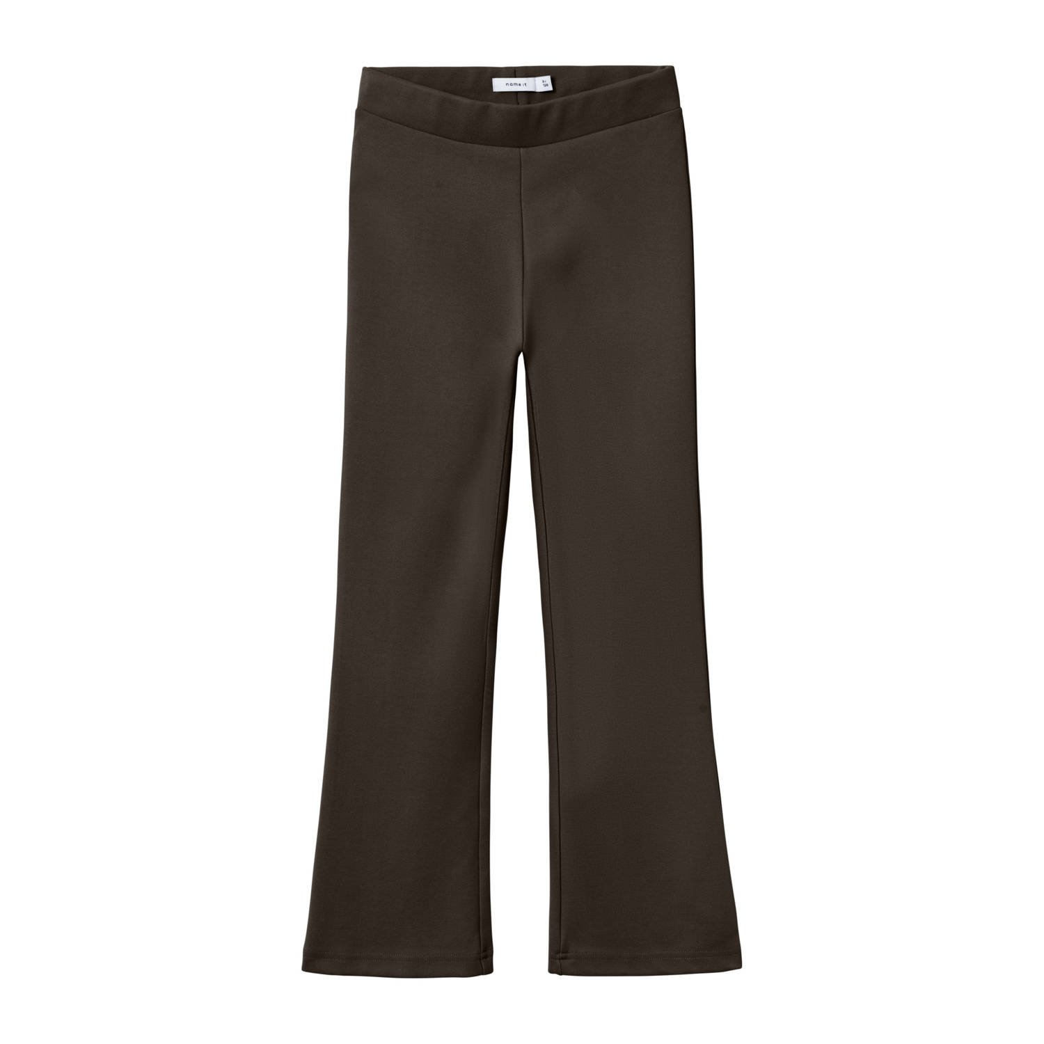 NAME IT KIDS bootcut legging donkerbruin