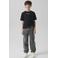 NAME IT KIDS straight fit jeans medium grey denim