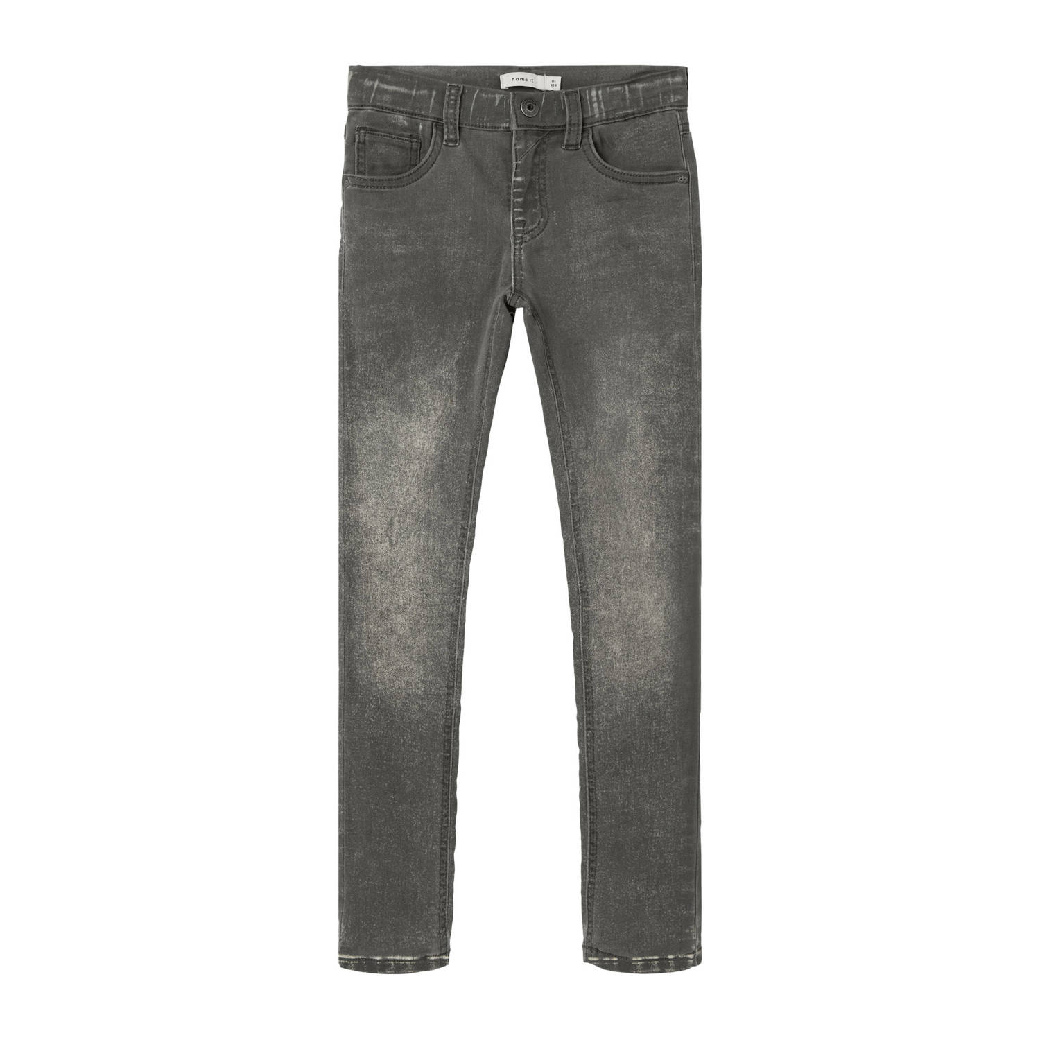 NAME IT KIDS slim fit jeans medium grey denim