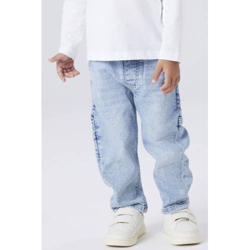 NAME IT MINI loose fit jeans medium blue denim afbeelding