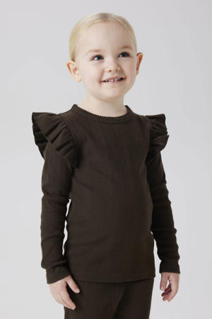 longsleeve donkerbruin