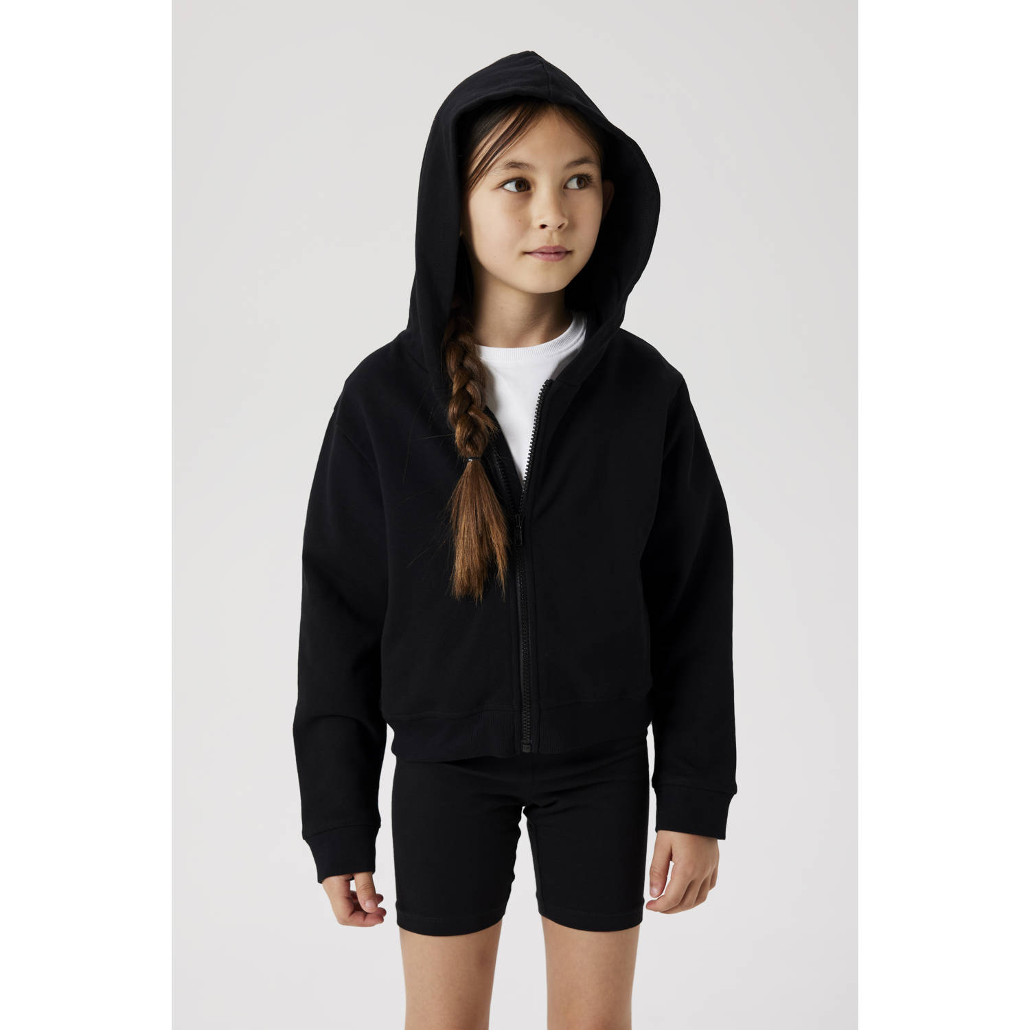 NAME IT KIDS sweatvest zwart