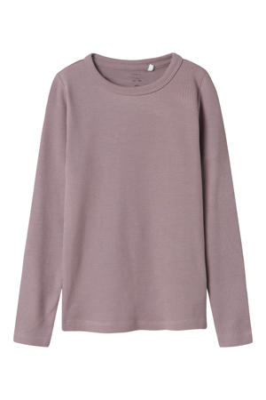 longsleeve gebreid paars