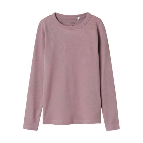 NAME IT KIDS longsleeve gebreid paars afbeelding