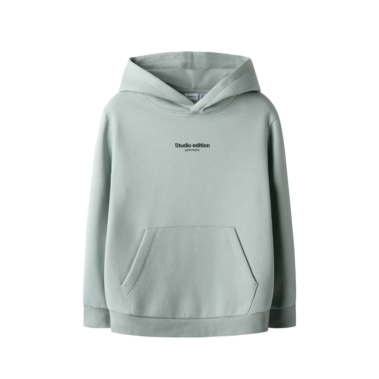 NAME IT KIDS hoodie zachtgroen