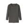 NAME IT MINI ribgebreide longsleeve donkerbruin