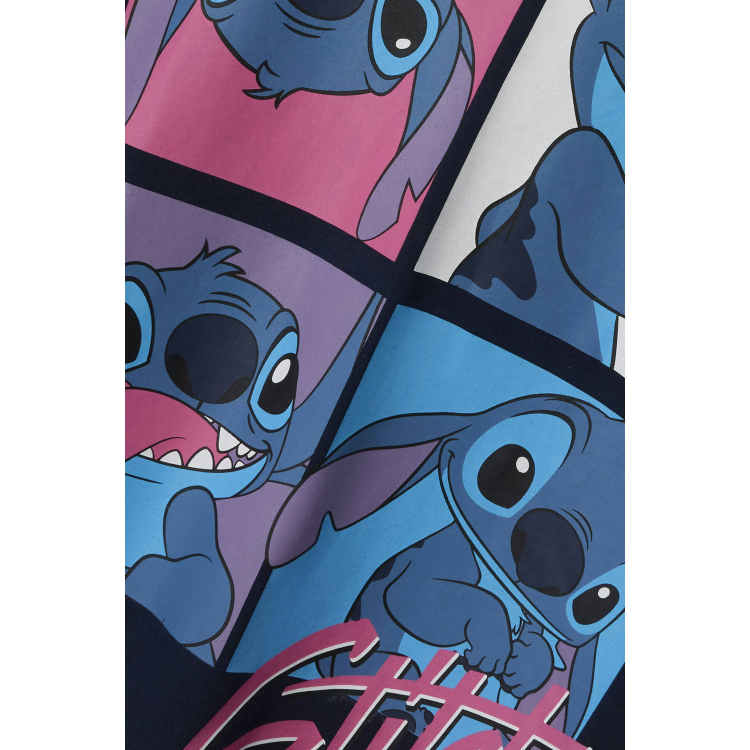 NAME IT KIDS Lilo & Stitch hoodie donkerblauw