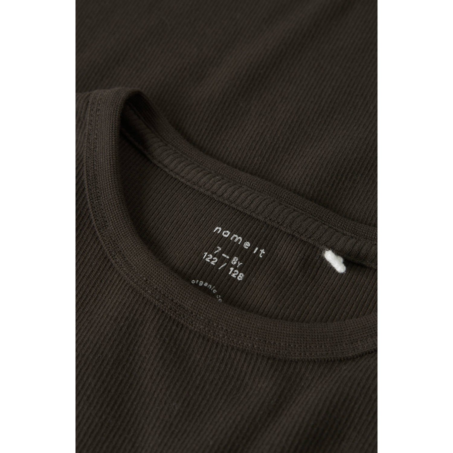 NAME IT KIDS longsleeve gebreid donkerbruin
