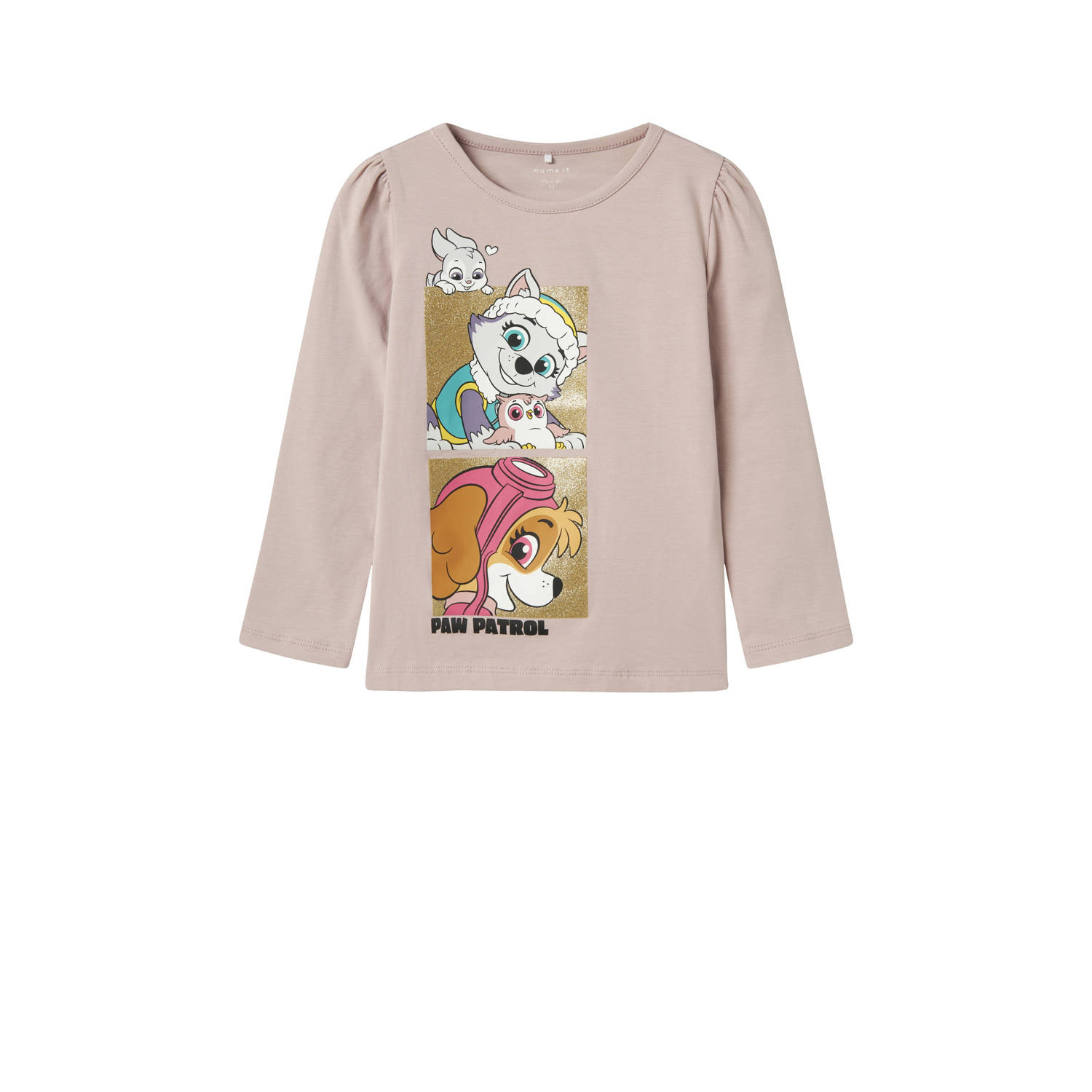 NAME IT MINI Paw Patrol longsleeve oudroze