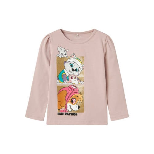 NAME IT MINI Paw Patrol longsleeve oudroze afbeelding