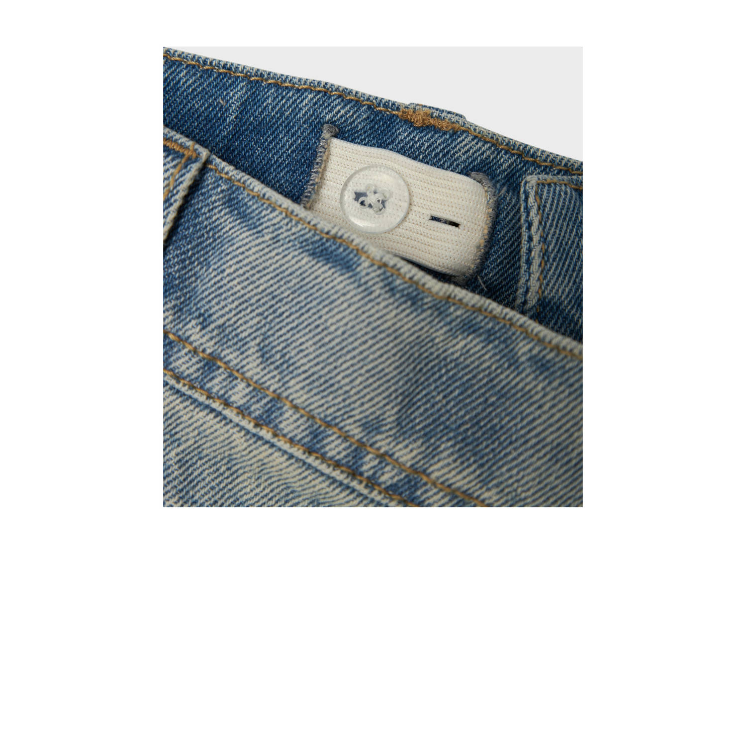 NAME IT KIDS straight fit jeans vintage light blue denim