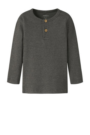 longsleeve donkerbruin