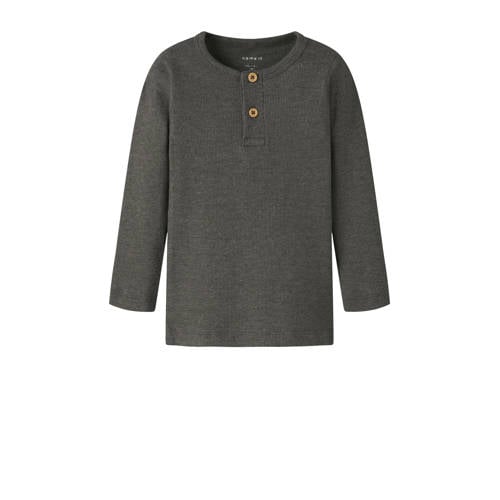 NAME IT MINI longsleeve donkerbruin afbeelding