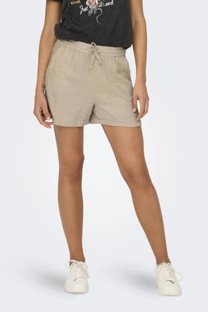 relaxed regular waist casual short zand