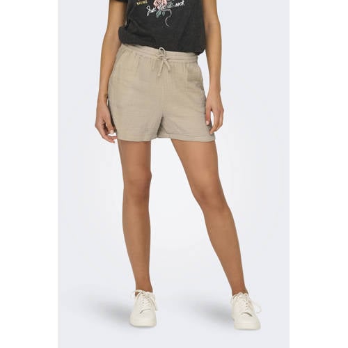ONLY relaxed regular waist casual short zand afbeelding