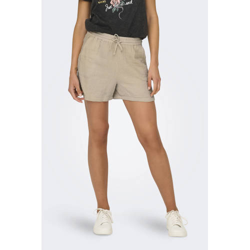 ONLY relaxed regular waist casual short zand afbeelding