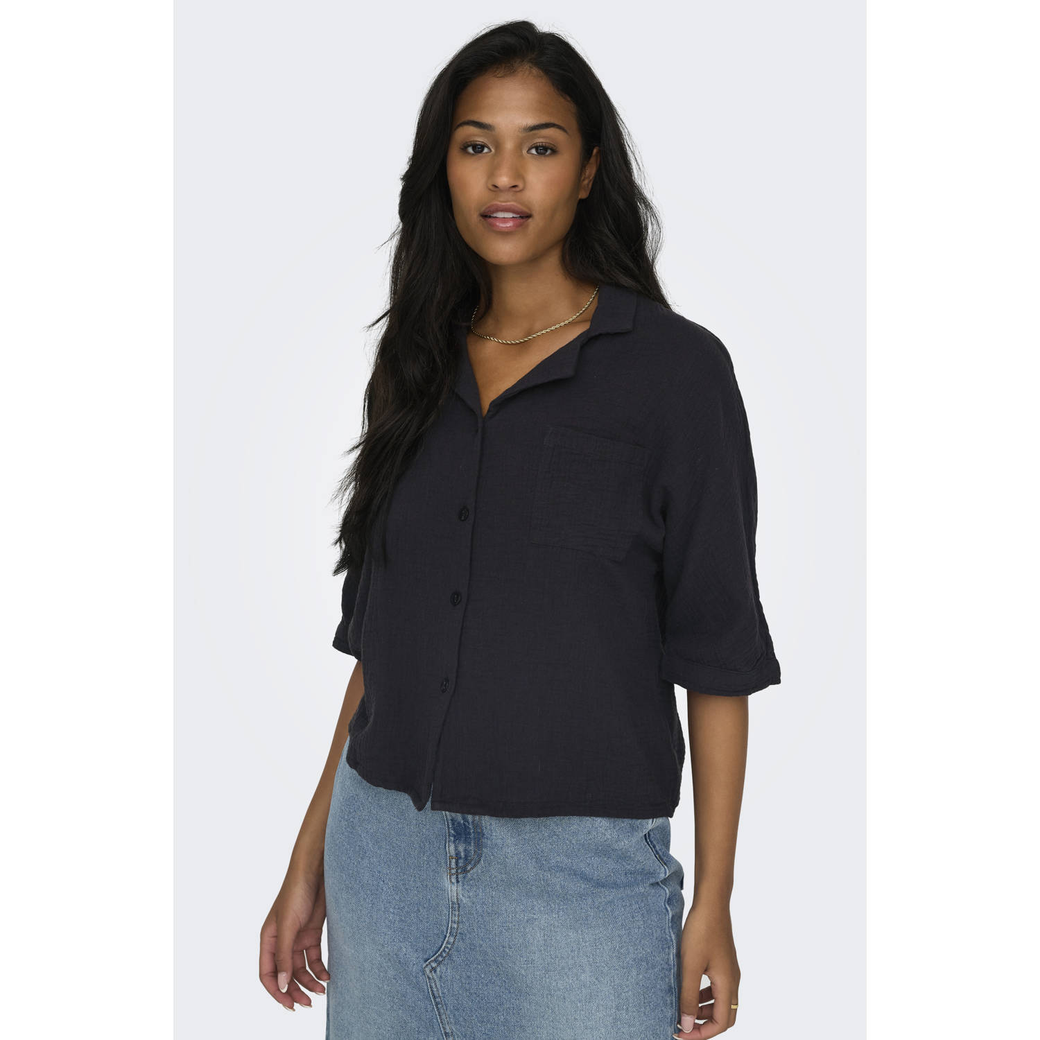 ONLY blouse grijs