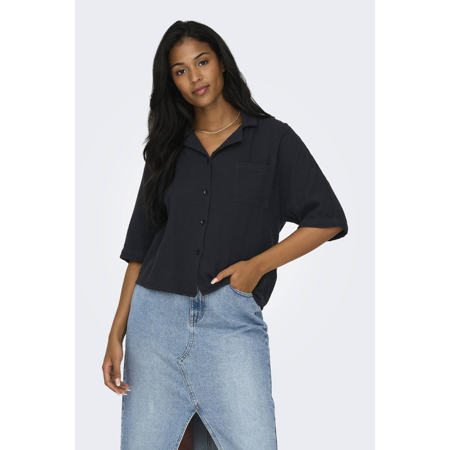 ONLY blouse grijs
