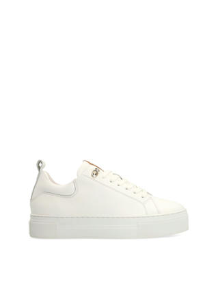 leren sneakers wit