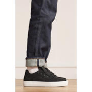 thumbnail: Manfield nubuck sneakers zwart