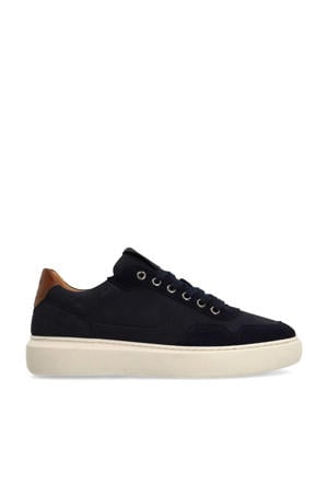 nubuck sneakers donkerblauw