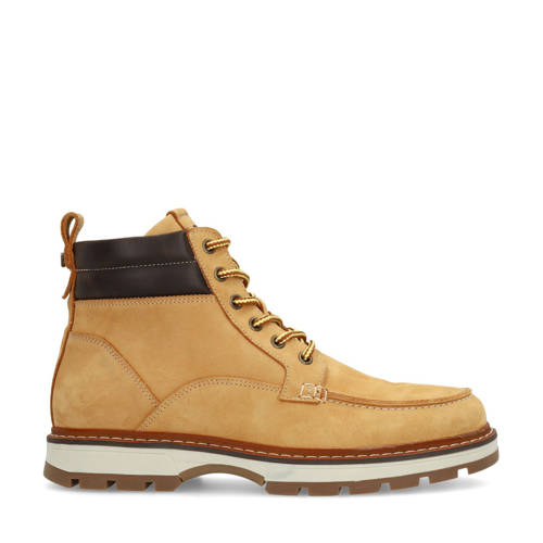 No Stress nubuck veterboots oker afbeelding