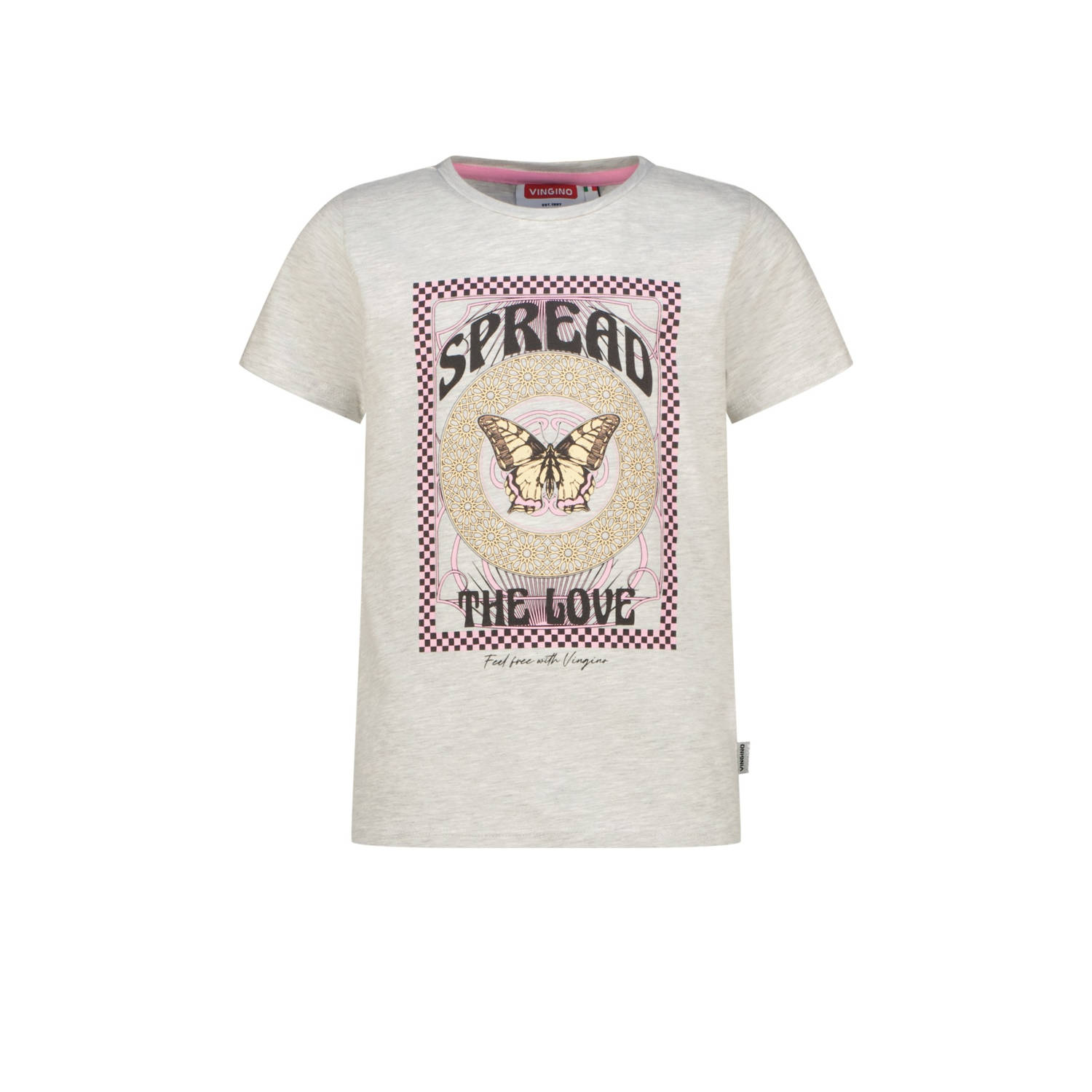 Vingino T-shirt grijs melange