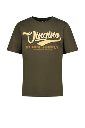 T-shirt donkergroen