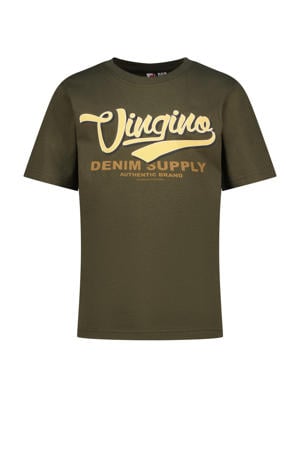 T-shirt donkergroen